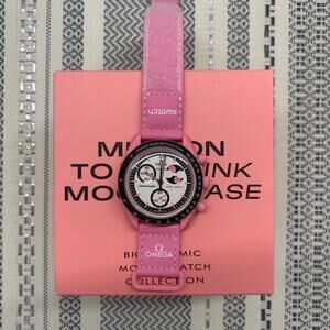Swatch x Omega MISSION TO THE PINK MOONPHASE Watch